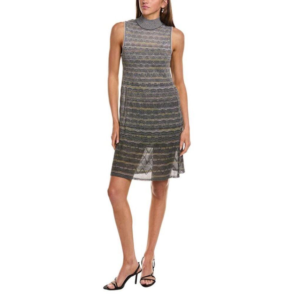 M Missoni Womens  Abito Senza Maniche Mini Dress, Black